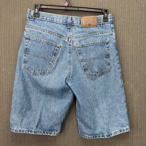 Faded Glory Mens Size 32 Blue Relaxed Fit Denim Jean Shorts Medium Wash
